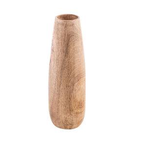 Vase à fleurs en bois naturel de luxe, décoration d'intérieur, forme ronde, qualité supérieure, poli et cadeau - Product Image 6