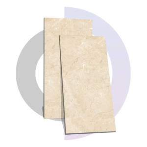 Porcelana Premium Superficie brillante 600x1200mm 9mm Azulejos de piso de espesor Azulejos de cerámica interior-ARGELIA BIANCO - Product Image 2