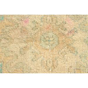 Vintage 1.5x2.8 ft Rug, Turkish Rug, <b>Yellow</b> Southwestern <b>Wool</b> Rug - Product Image 5