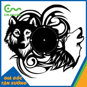 Horloge murale en quartz TDH013 grande taille 10 pouces, design Art Déco décoratif, simple face, logo personnalisé, décoration intérieure avec motif paysager - Product Image 1