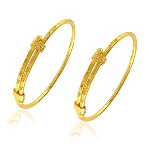 Traditional Pure 925 Sterling Silver, Copper Combined Metal kada Bangles for <b>Girls</b> and Women (1 piece bangle) - Product Image 5