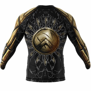 Academy Long Sleeve Rashguard Cómodo y duradero BJJ Rash Guard Flexible Rash Guard para Grappling - Product Image 6