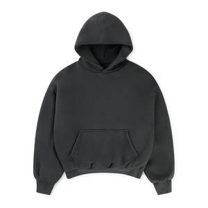 Sudaderas con capucha de algodón suave para hombres y mujeres, diseño de manga larga, sin cordón, sudaderas con capucha holgadas - Product Image 5