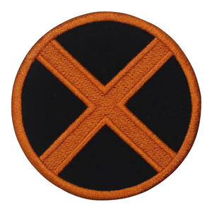 Prensa de calor insignia personalizada parche bordado excelente calidad hierro en parches apliques para ropa - Product Image 4