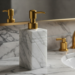 Distributeur de savon liquide au marbre moderne Fabricant de commandes en gros Conception de luxe Fournisseur en gros à bas prix - Product Image 5