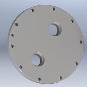 Plaque de couverture à bride, bride de connecteur, généralement utilisée comme plaque de montage ou de scellement - Product Image 1