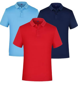 100% poliéster para hombre diseñador Golf Polo camiseta para hombre Deporte Polo camisa - Product Image 1