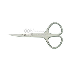 Tijeras de manicura para diestros de primera calidad, acero inoxidable recto para belleza, tijeras de manicura rectas versátiles, belleza elegante - Product Image 2