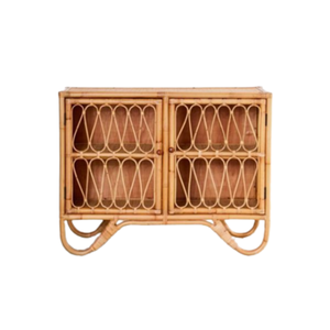 Armoire de rangement en rotin naturel de haute qualité, meubles de maison de style Vintage tissés à la main du Vietnam - Product Image 1