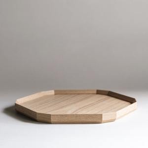 Plateau de service à biscuits et thé en bois polygone de style nouveau plateau en bois de service à usage intérieur et extérieur du producteur de premier plan - Product Image 3