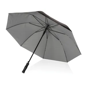 Paraguas Sostenible Automático de 27 Pulgadas, Bicolor, RPET, Resistente a Impactos, Producto Ecológico para Merchandising - Product Image 4