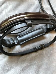 High Quality Leather Horse Bridle Horse Racing Leather Bridle and Horse Bridle with Metal <b>Hardware</b> Leather with Crystal - Product Image 5