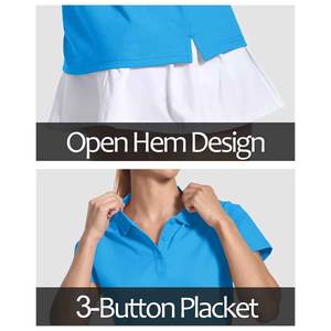 Classic Look Best Selling Customized Logo Excellent Quality Skin Friendly Breathable <b>Polo</b> <b>Shirts</b> For <b>Women's</b> - Product Image 5