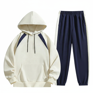 Conjunto Deportivo de Dos Piezas con Capucha para Invierno de ARTIST INDUSTRY, con Logotipo Personalizado, Traje Deportivo Premium para Hombre, 100% Algodón Grueso - Product Image 2