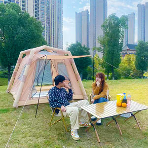 Portable extérieur quatre saisons 3-4 personnes <span class=keywords><strong>Camping</strong></span> tente Oxford étanche à la pluie Protection solaire plage <span class=keywords><strong>parc</strong></span> - Product Image 1