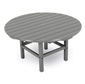 Round coffee table made of <b>solid</b> teak <b>wood</b> and high quality material for indoor and outdoor use - Product Image 5