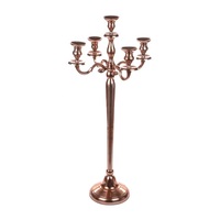 Argenterie Bougeoir Décoratif Métal Acier Inoxydable Candélabre Style Mariage Décoration Vaisselle Lustre De Table