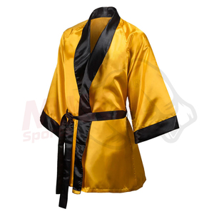 Bata de Boxeo Personalizada 2025, Ecológica, Transpirable, con Capucha, para Hombre y Mujer, Personalización Completa, MUKKA SPORTS, Muay Thai - Product Image 1