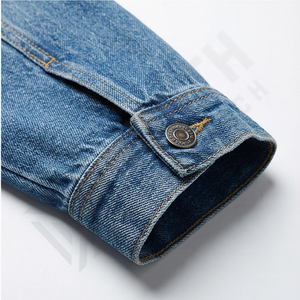 Chaqueta Vaquera Personalizada para Hombre, Colección Streetwear 2025, Moderna, Reversible, Mangas Largas, Transpirable, Cuello Alto - Product Image 6