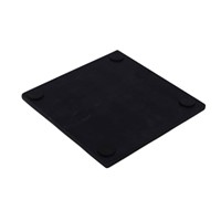 Juego de Tic Tac Toe de Diseño Tradicional Moderno en Madera Negra con Incrustaciones de Aluminio en Tono Dorado, Piezas XO a Juego, Hecho a Mano con Lujo