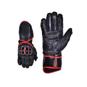 Gants de moto en cuir pour course en plein air à doigts entiers, vente chaude, vente en gros d'usine - Product Image 6