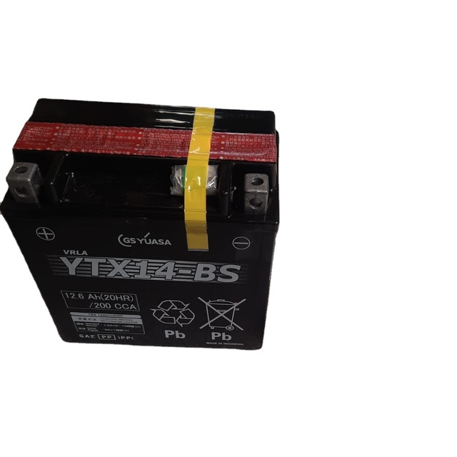 3XW-82100-01 YTX14-BS 12V 12A Motorcycle Battery 4785g Weight 4389cm Measurement