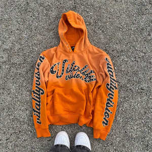 Sweat-shirts délavés à l'acide fabriqués au Pakistan, vêtements décontractés, sweat-shirts délavés à l'acide, basiques en coton mélangé, logo personnalisé, sweat-shirts délavés à l'acide - Product Image 5