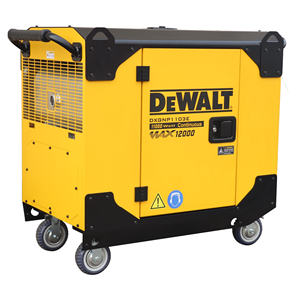 Generador de Gasolina DEWALT DXGNP1103E de 15 KVA para Uso Doméstico, Marco Abierto, Frecuencia de 60Hz, para Camping, Arranque Remoto, 24V Nominal, Arranque por Retroceso - Product Image 3