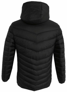 Chaqueta acolchada de burbujas ligera de nuevo diseño, chaqueta acolchada de invierno para hombre, impermeable, a prueba de viento, con cuello levantado, logotipo frontal, servicio OEM - Product Image 6