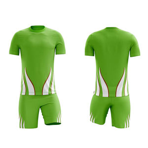 Tenues de football sublimées de haute qualité à séchage rapide, ensembles de maillots de football d'équipe avec logo personnalisé, manches courtes - Product Image 1