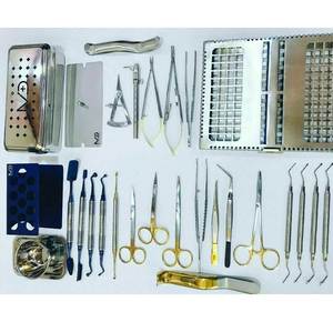 PRF Box Grf Implante dental completo Kit de cirugía microquirúrgica Juego de instrumentos Manual Grado quirúrgico Autoclavable Inoxidable - Product Image 1