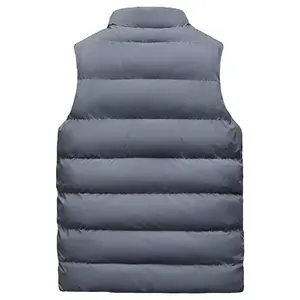 เสื้อกั๊กแจ็กเก็ตขนเป็ดลำลองผ้าโพลีเอสเตอร์100% คอปกตั้งทันสมัยสำหรับฤดูหนาวโลโก้ออกแบบได้ตามต้องการ - Product Image 2