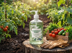 Savon Gel pour les Mains Magnolia Blanc Forêt Conifère 500ml Formule Élégante pour les Amateurs de Jardin et de Légumes Fabriqué en Russie - Product Image 2