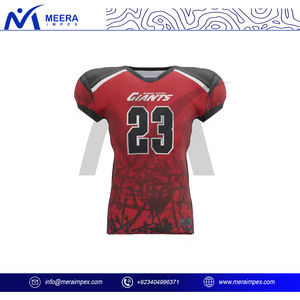 Design personnalisé hommes séchage rapide maillot de football nouveauté rétro américain porter avec manches courtes sublimation uniforme personnalisé - Product Image 2