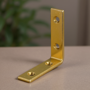 <b>Narrow</b> GAH Steel <b>Storage</b> Holders 2 Pieces 120x120x20mm Yellow Zinc-Plated - Product Image 3