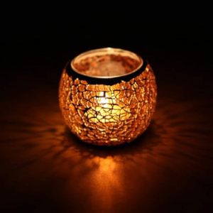 ที่ใส่น้ำชาทำมือแบบศิลปะโมเสคพร้อมงานแก้วที่ซับซ้อนที่วางแก้วแบบโมเสกสุดหรูที่วางชาสำหรับเป็นของขวัญและที่บ้านตามเทศกาล - Product Image 5