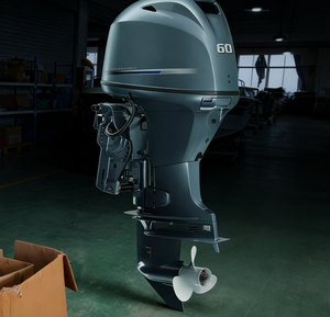 Motor fueraborda de 60 HP y 4 tiempos con arranque eléctrico, inclinación eléctrica e inyección de combustible, modelo 2026, disponible para entrega inmediata. - Product Image 1