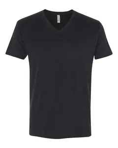 Next Level 6440 Camiseta masculina de camurça com decote em V e areia, camiseta personalizada de marca própria unissex 60% algodão com decote em V respirável