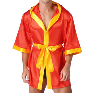 2026 Top Quality Customized Wholesale <b>Boxing</b> <b>Robe</b> Gold <b>Boxing</b> <b>Robe</b> Latest Design for Men Custom Made Logo Fighter <b>Boxing</b> - Product Image 6