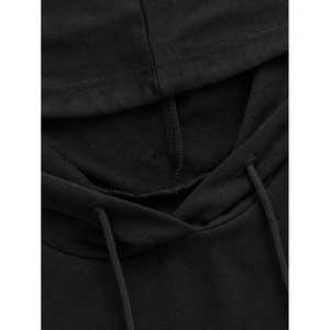 Sweat à capuche décontracté et élégant pour femme pour les amateurs de mode Polaire douce Design confortable Parfait pour le look Streetwear - Product Image 3