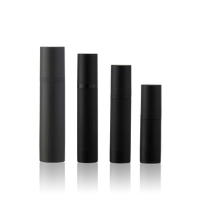 Botella sin aire negra mate para el cuidado de la piel Crema cosmética vacía 30ml 50ml 120ml Capacidad Tapón de rosca para crema facial Loción de suero - Product Image 5