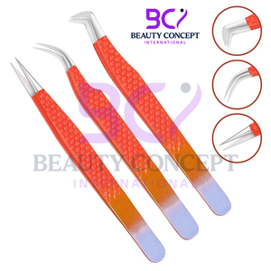 Anti-Static Stainless SteelVolume Lash Tweezers for Beauty and Personal Car - Product Image 5