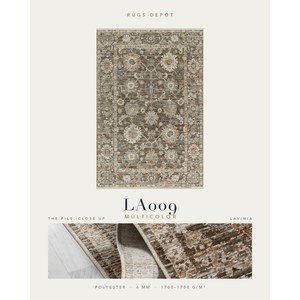 พรมโพลีเอสเตอร์ขายส่ง LAVINIA LA009 หลายสี ผลิตด้วยเครื่องจักร พรมตุรกี สำหรับห้องนั่งเล่น โครงการโรงแรม - Product Image 2
