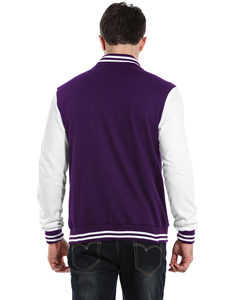 Chaqueta Deportiva Casual para Hombre, Cuello Alto, Logotipo Frontal, Lana, Secado Rápido, Transpirable, Estilo Clásico de Invierno, Atuendo Diario para la Calle - Product Image 3