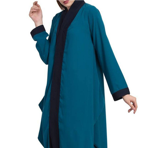 Best-seller Design tendance Abaya plissée douce Robe d'été musulmane décontractée pour femmes Logo personnalisé imprimé - Product Image 5