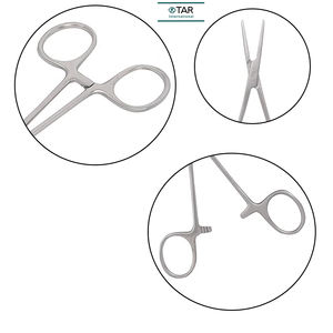 Pinzas hemostáticas Kelly de 6,25 pulgadas. Pinzas rectas Kelly de acero inoxidable - Product Image 6