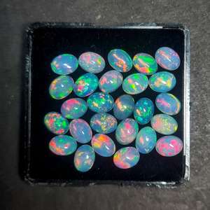Incroyable cabochon d'opale de qualité supérieure de forme ovale opale éthiopienne naturelle multi feu prix de gros prêt à expédier pierre naturelle - Product Image 1