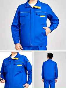 ชุดทำงานช่างแบบกำหนดเองจากโรงงาน เสื้อแจ็คเก็ตและกางเกงช่างแบบสะท้อนแสง ทนไฟ สำหรับช่างทาสี ทั้งชายและหญิง - Product Image 6