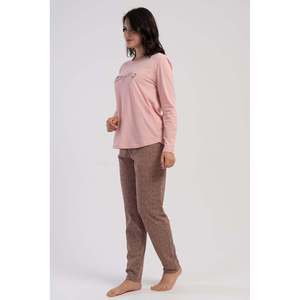Conjunto de Pijama KADIN P.SUPREM XXL con Cuello Redondo y Mangas Largas, Diseño Ovalado - Rosa - Rosa - Product Image 4