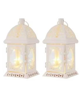 Linterna decorativa de metal para el hogar, jardín, patio, evento de boda o decoración colgante interior, linternas de metal elegantes - Product Image 4